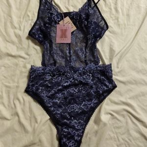 Brand New savagexfenty purple lace bodysuit